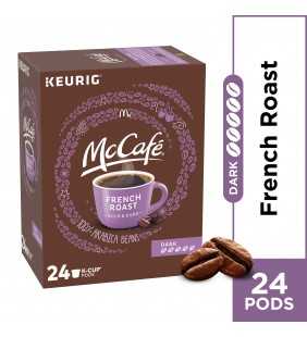 McCafe Dark French Roast Coffee K-Cup Pods, Caffeinated, 24 ct - 8.3 oz Box