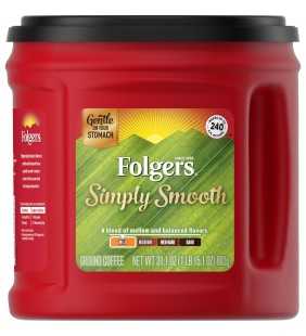 Folgers Simply Smooth Ground Coffee, 31.1-Ounce