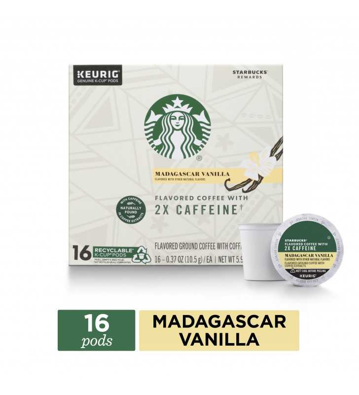 Starbucks Flavored K-Cup Coffee Pods with 2X Caffeine — Madagascar ...