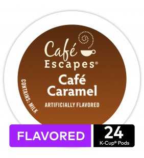 CafÃ© Escapes CafÃ© Caramel K-Cup Pods, 24 Count for Keurig Brewers