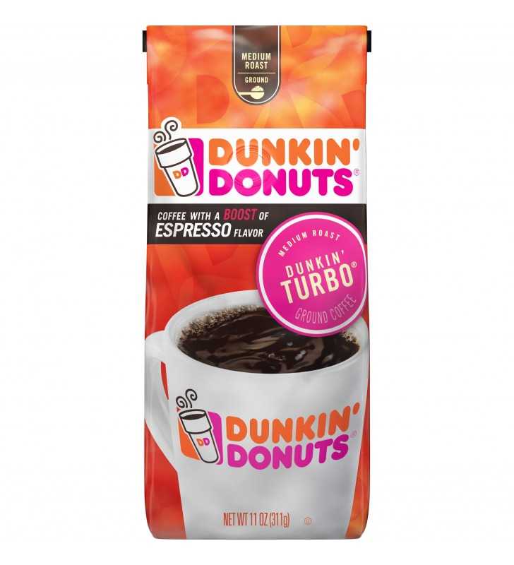 Dunkin Donuts Dunkin Turbo Strong Ground Coffee Medium Roast 11 Ounce