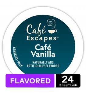 CafÃÂ© Escapes CafÃÂ© Vanilla K-Cup Pods, 24 Count for Keurig Brewers