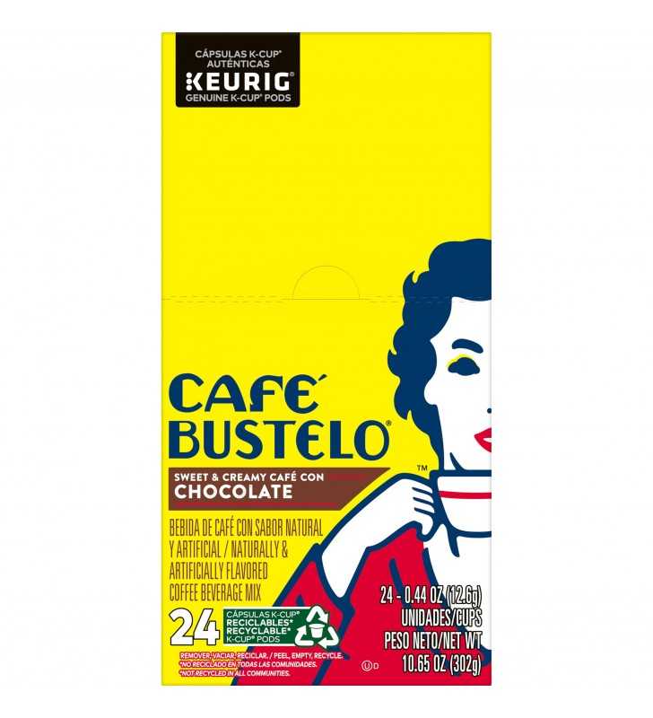 Cafe Bustelo Cafe Con Chocolate KCup Coffee Pods, 24