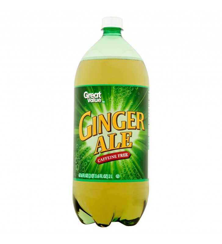 Great Value CaffeineFree Ginger Ale, 2 Liter Bottle