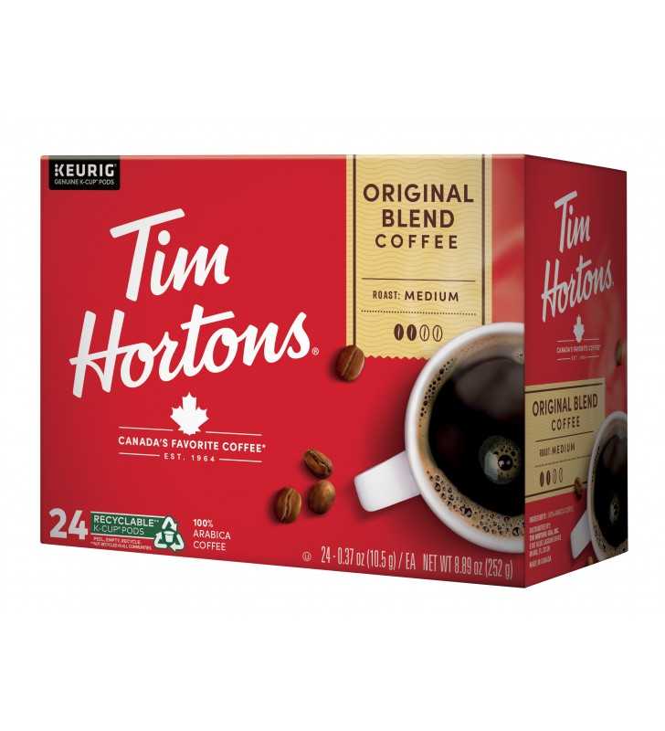 Tim Hortons Original Blend K-Cup Coffee Pods Medium Roast 24 Count for ...