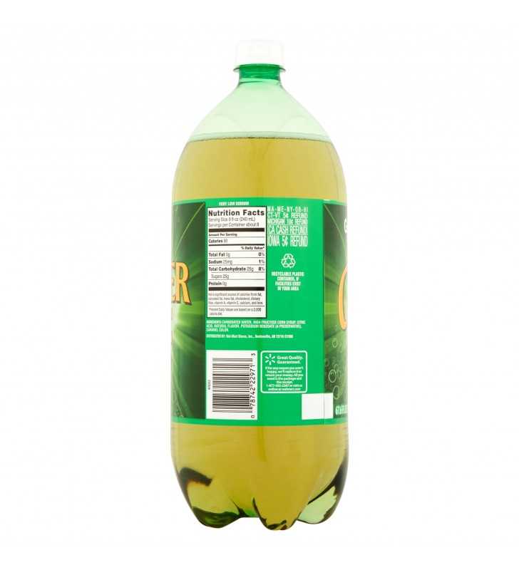 Great Value CaffeineFree Ginger Ale, 2 Liter Bottle