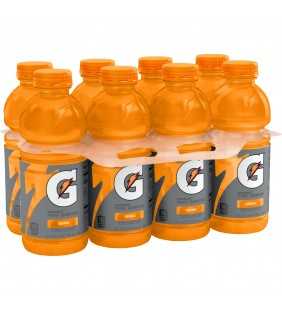 (8 Count) Gatorade Thirst Quencher Sports Drink, Orange, 20 fl oz