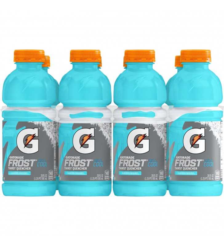 (8 Count) Gatorade Frost Thirst Quencher Sports Drink, Glacier Freeze ...