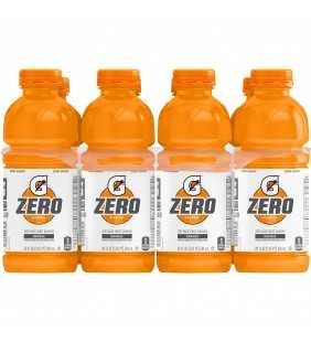 (8 Count) Gatorade G Zero Thirst Quencher, Orange, 20 fl oz