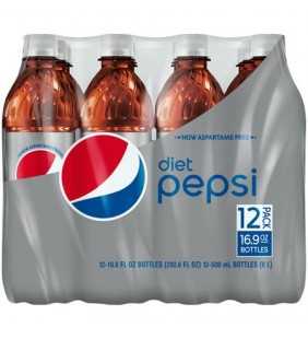 Diet Pepsi 16.9 fl oz, 12 Count