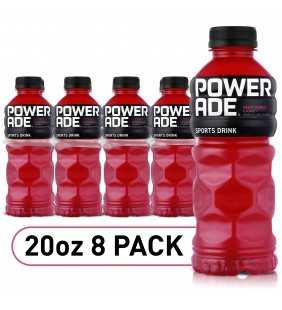 POWERADE Fruit Punch, ION4 Electrolyte Enhanced Fruit Flavored Sports Drink w/ Vitamins B3, B6, and B12, Replinish Sodium, Calci