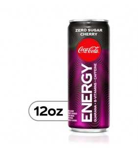 Coca-Cola Energy Zero Sugar, Cherry, 12 Fl Oz Single Can