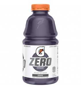 Gatorade Zero Sugar Thirst Quencher, Grape, 32 oz Bottle