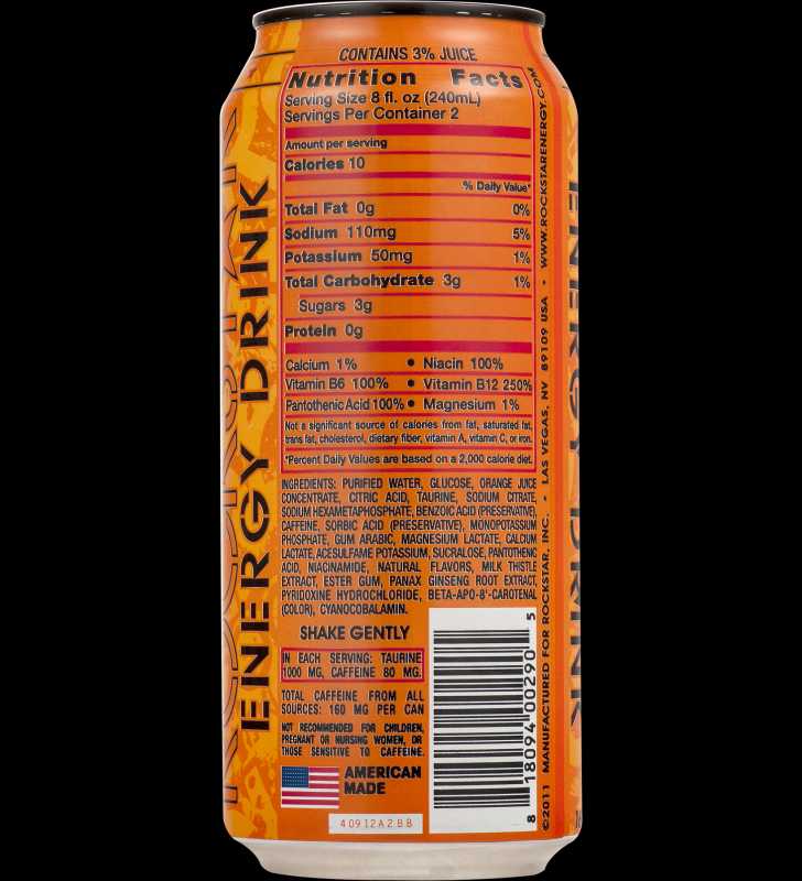 Rockstar® Recovery Orange Energy Drink Can, 16 fl oz - Foods Co.