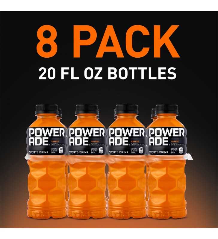 Powerade Orange, 20 Oz. Bottles, 24 Pack