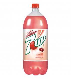 7UP Diet Caffeine-Free Cherry Flavored Soda, 2 L