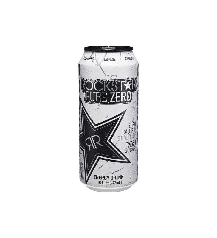 Rockstar® Pure Zero Silver Ice Energy Drink, 4 pk / 16 fl oz