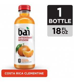 Bai Flavored Water, Costa Rica Clementine, Antioxidant Infused Drinks, 18 Fluid Ounce Bottle
