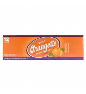Great Value Orangette Orange Soda, 12 Fl. Oz., 12 Count