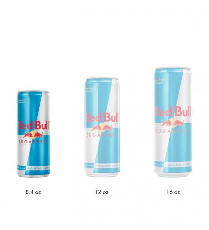 Red Bull Sugar Free Energy Drink, 8.4 fl oz, Pack of 4 Cans 