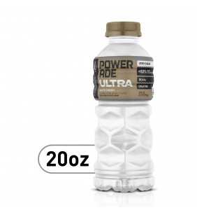 POWERADE Ultra, White Cherry, Zero Sugar Sports Drink w/ 50+% more ION4 Electrolytes, BCAAs, Creatine, w/ Vitamin B3 & B12, Pota