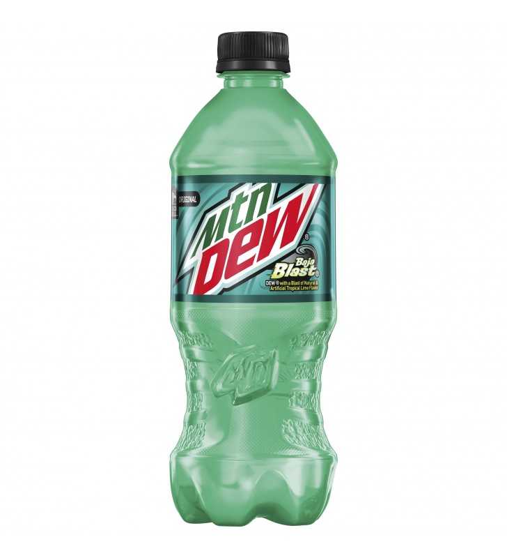 Mtn Dew Baja Blast, 20 oz Bottle